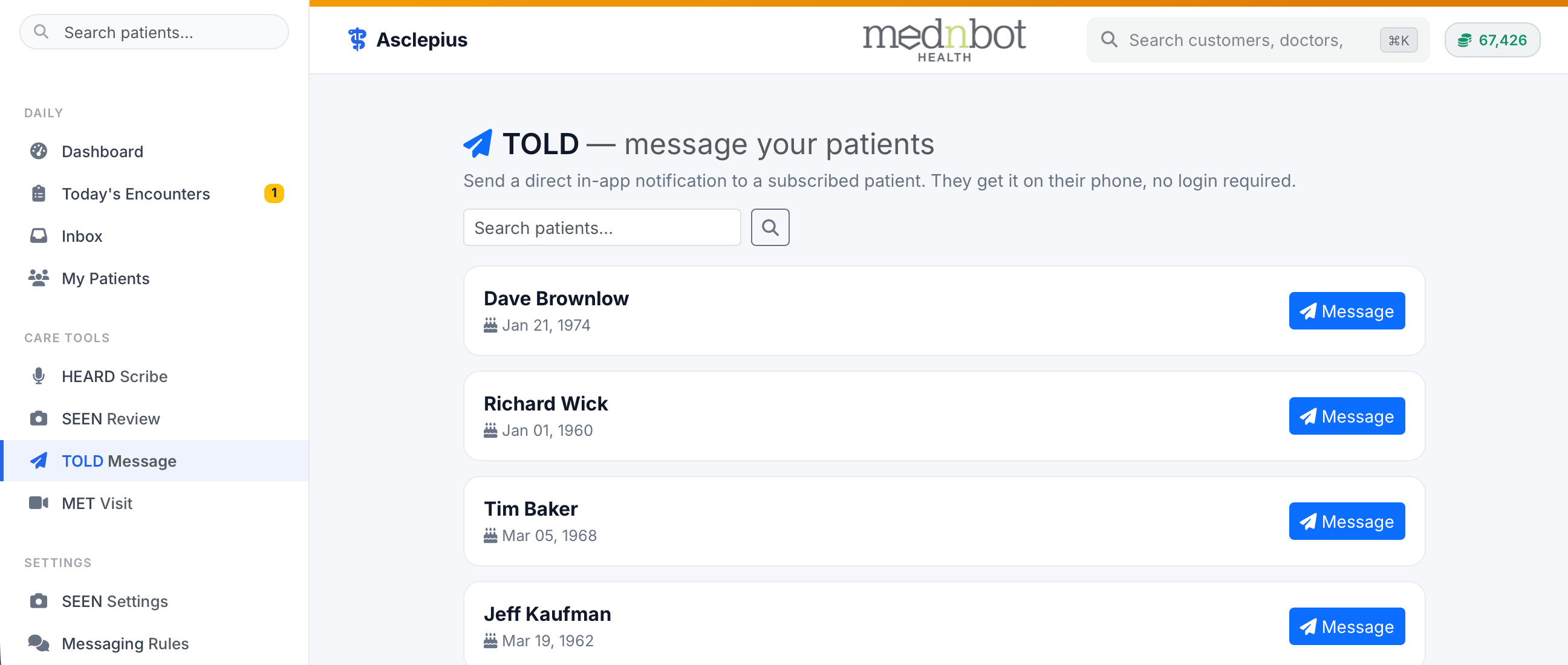 TOLD — Outreach in your voice